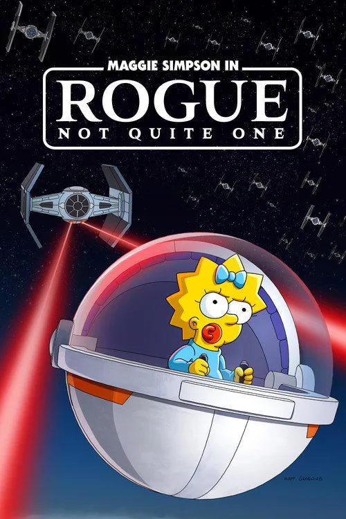 Maggie Simpson in “Rogue Not Quite One” poster